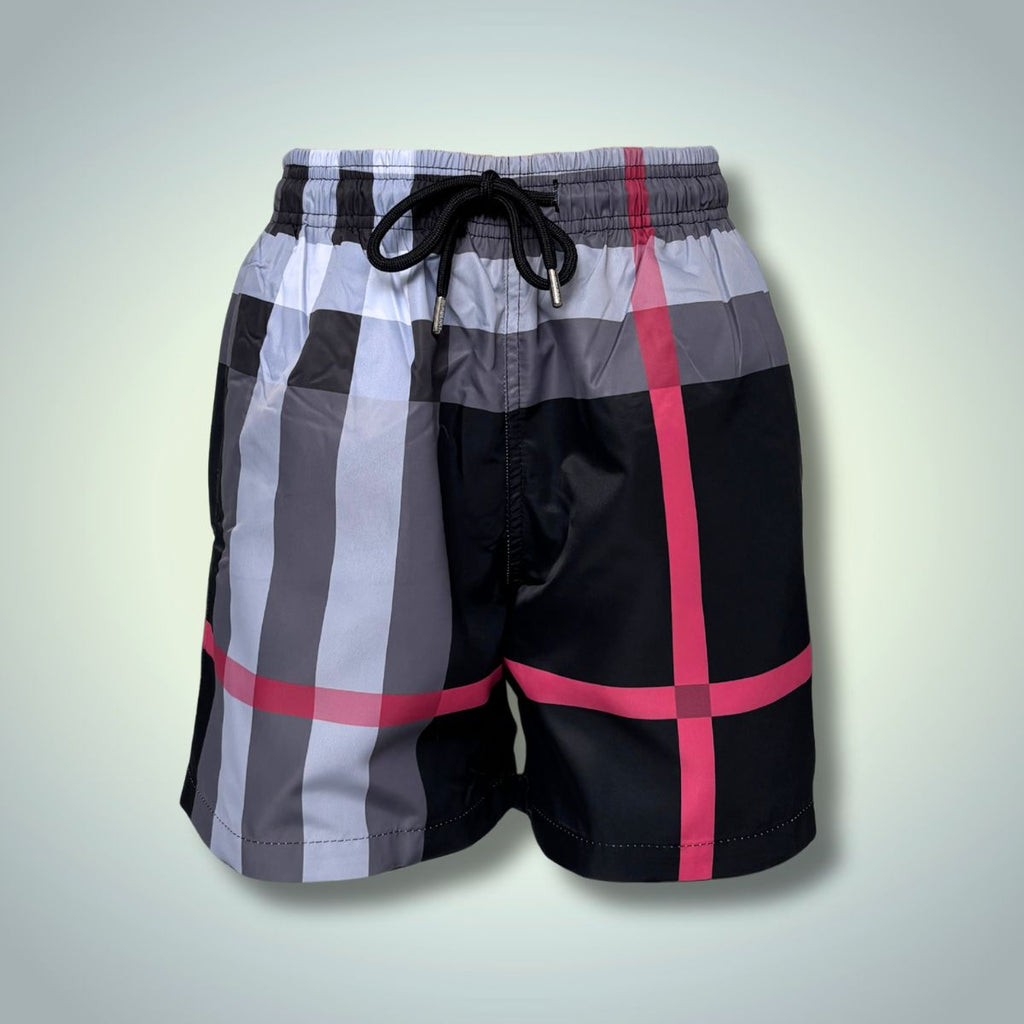 Pantaloni scurți de baie Burberry pentru bărbați. Gri. Calitate premium