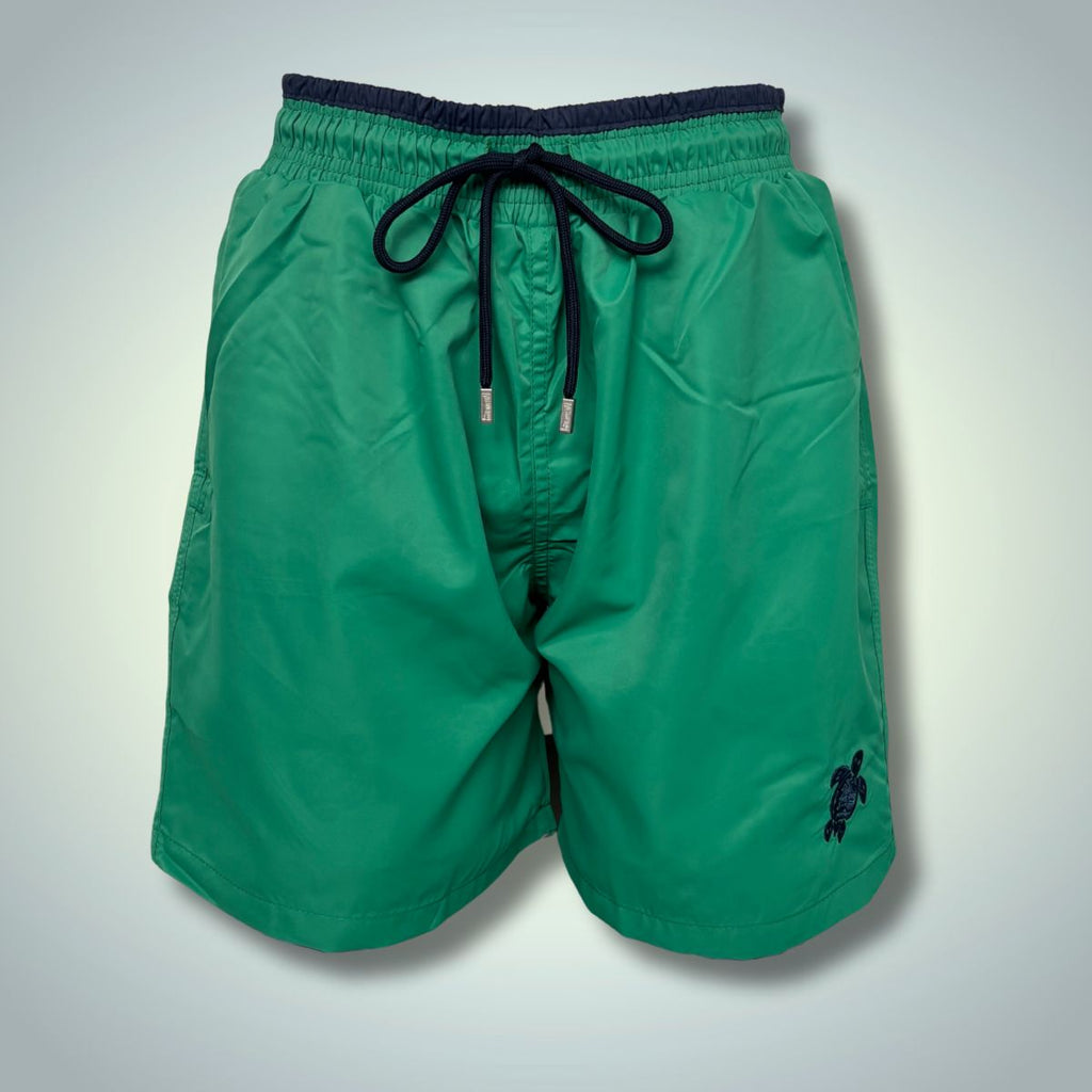 Pantaloni scurți de baie pentru bărbați Vilebrequin. Verde. Calitate premium