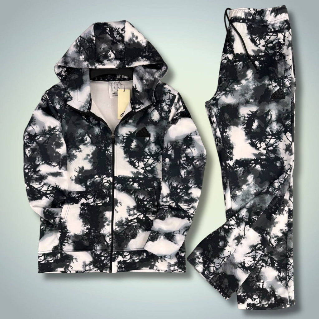 Adidas trening bărbați 2025, model estompat, negri. Calitate premium