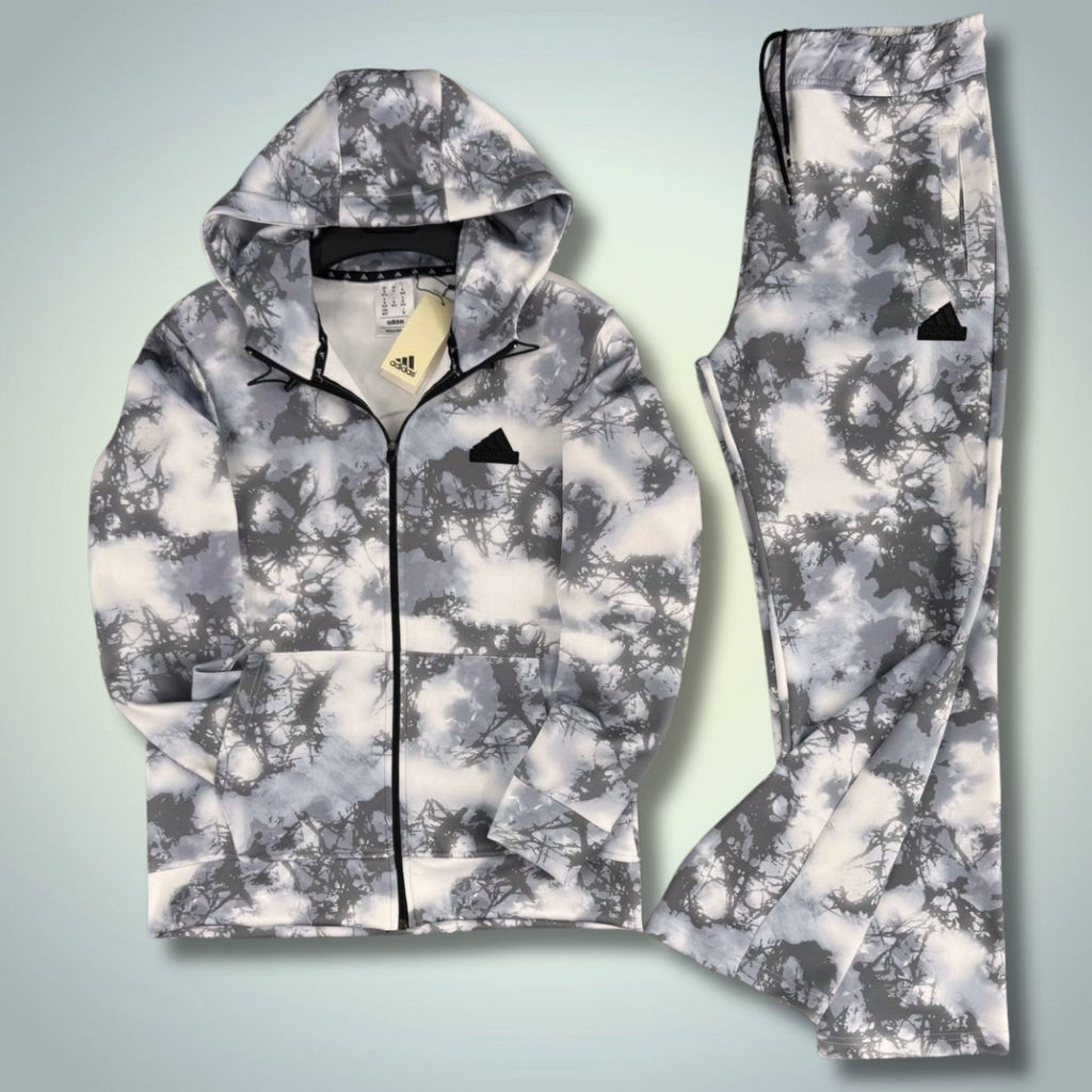 Adidas trening bărbați 2025, model estompat, gri. Calitate premium