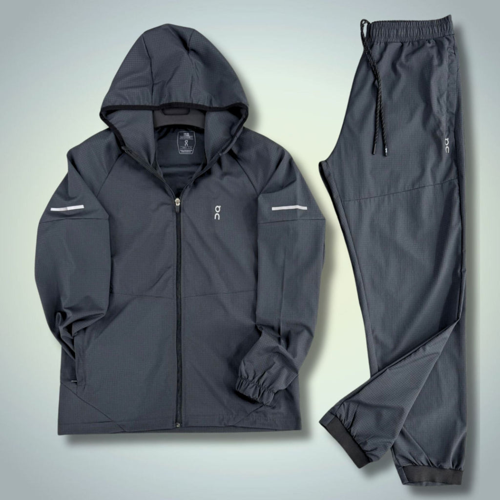 Costum sport ON pentru bărbați, Woven. Grafit