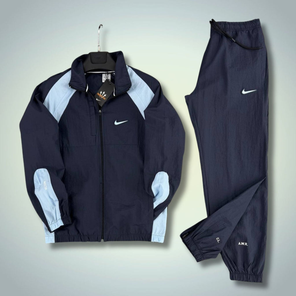 Trening bărbați Nike, din material impermeabil, albastru închis, model 2026, calitate premium