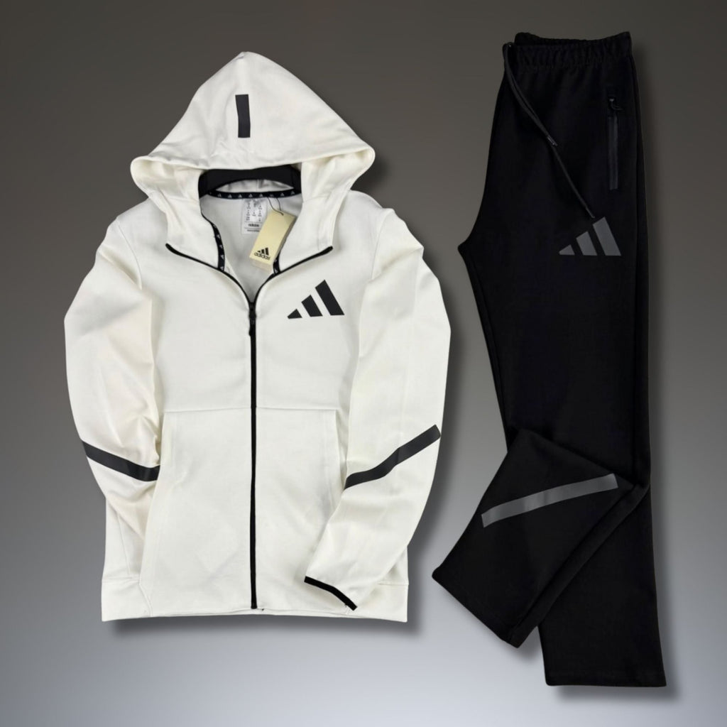 Adidas trening sportiv bărbătesc, 2025, negru-alb. Calitate Premium