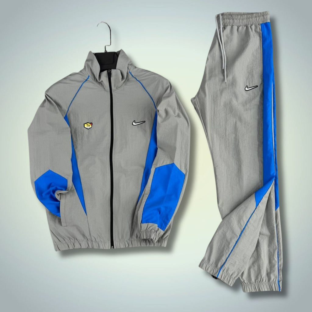Nike TN trening bărbați impermeabil, gri-albastru. Premium