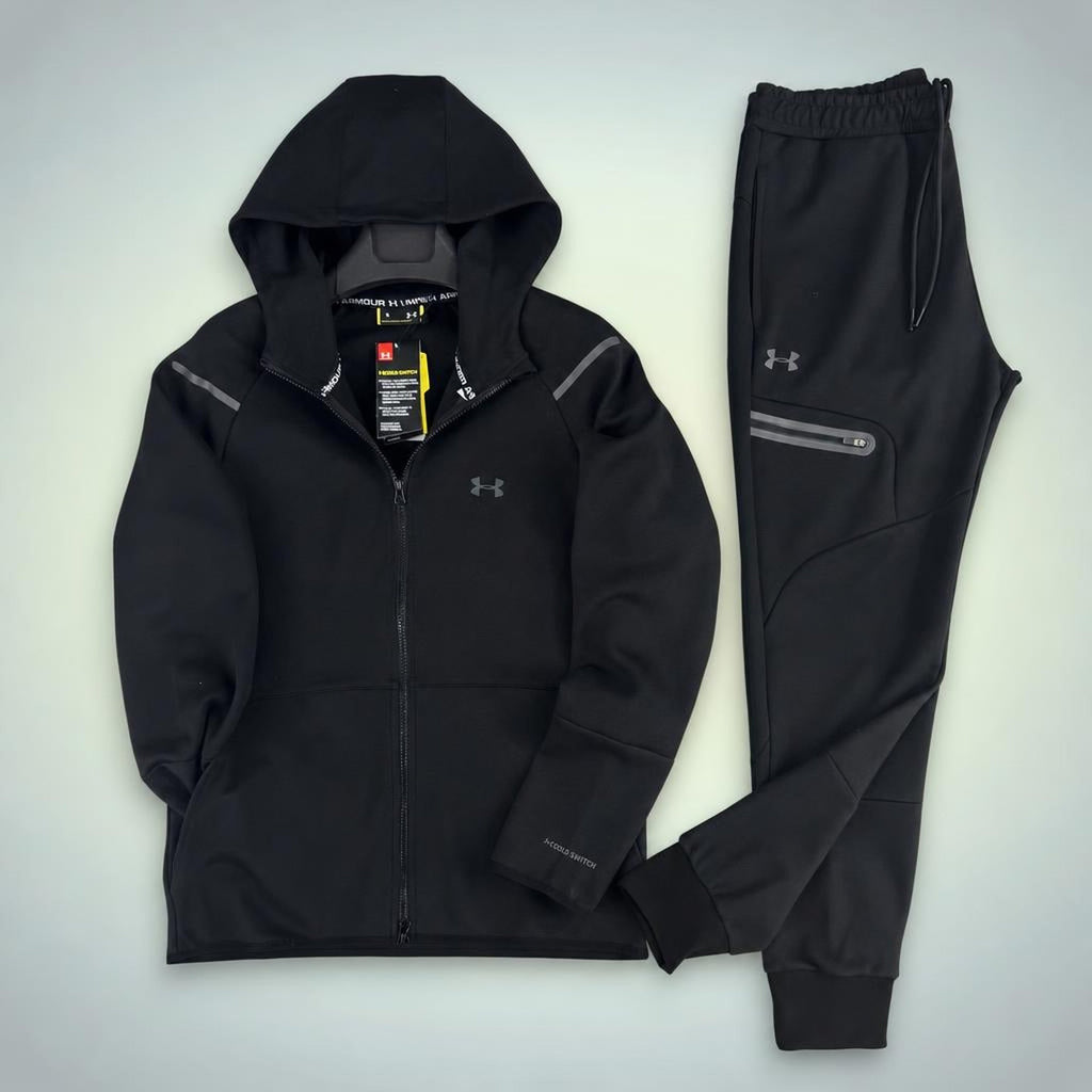 Under Armour trening sportiv bărbătesc cu detalii reflectorizante, negru. Calitate Premium