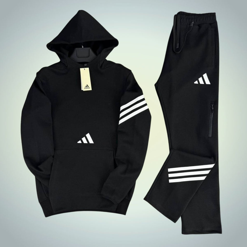 Trening cu glugă bărbați Adidas, negru. Calitate premium