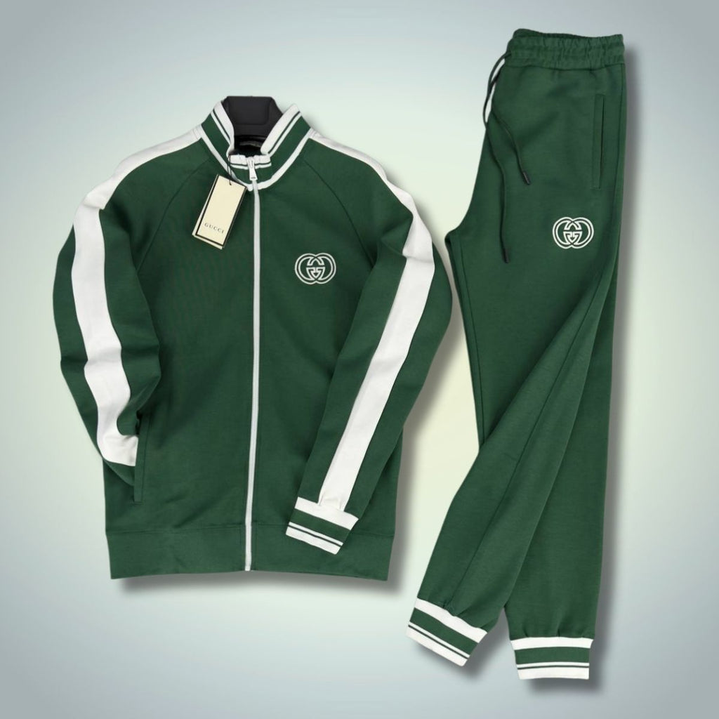 Gucci trening bărbați 2025, verde. Calitate premium