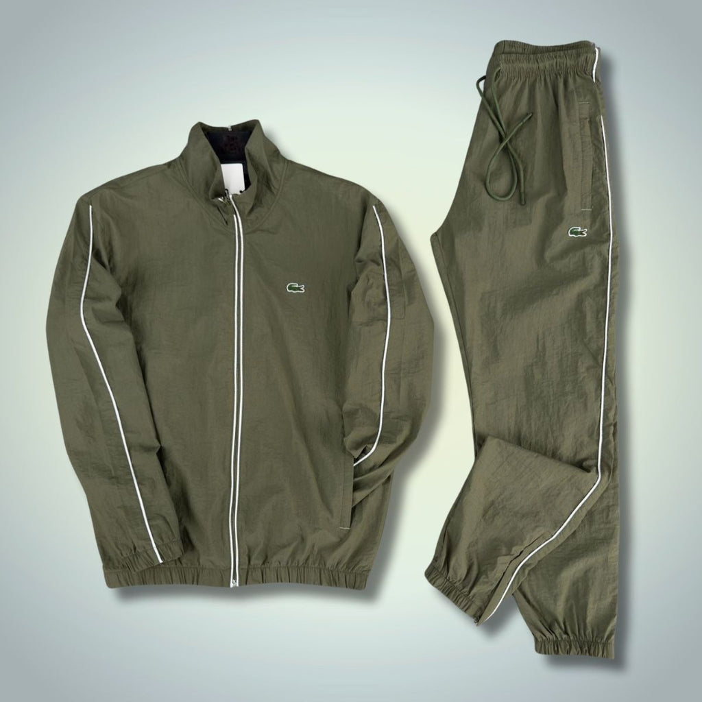 Trening sport Lacoste pentru bărbați, verde măsliniu. Calitate premium