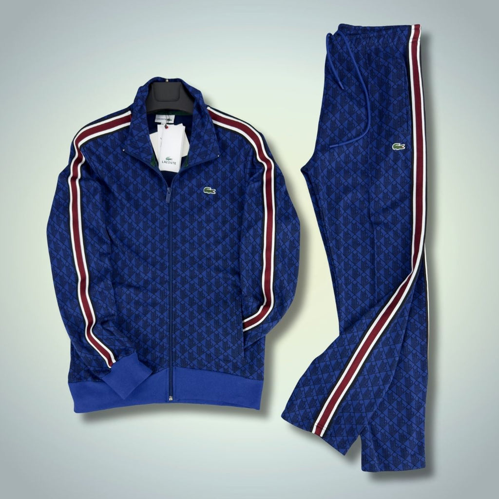 Lacoste trening bărbați Jacquard Monogram, albastru. Calitate premium
