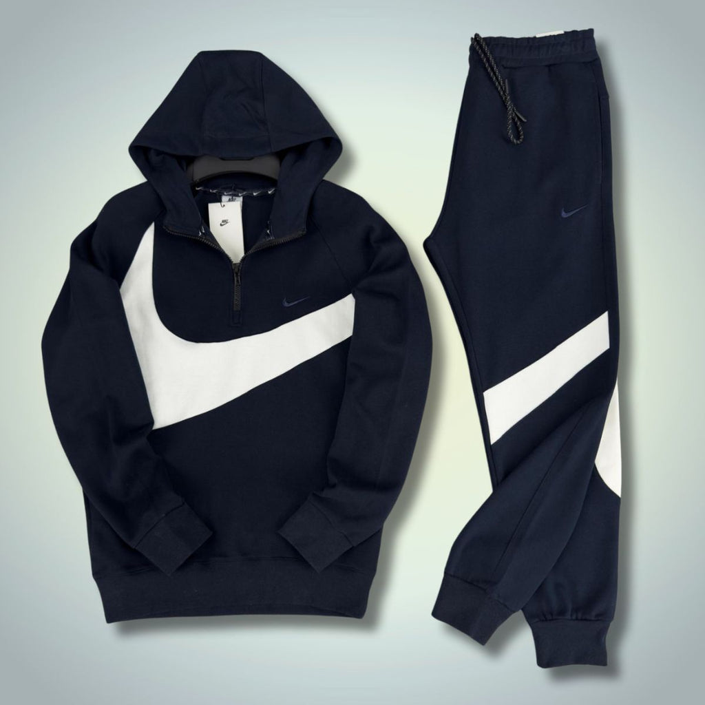 Trening Nike pentru bărbați, logo mare, albastru închis. Calitate premium