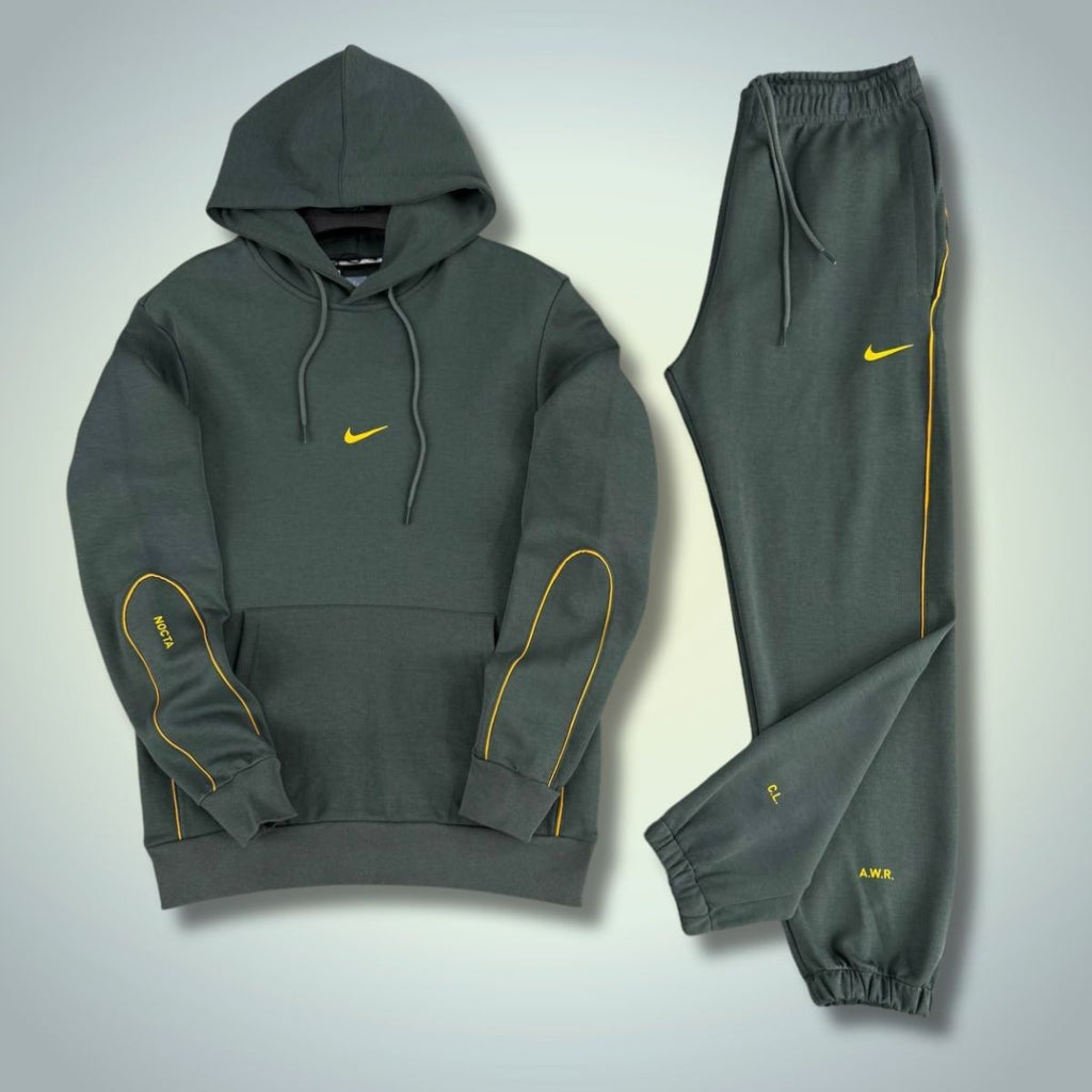 Nike Nocta trening bărbați cu glugă, verde salvie. Calitate premium
