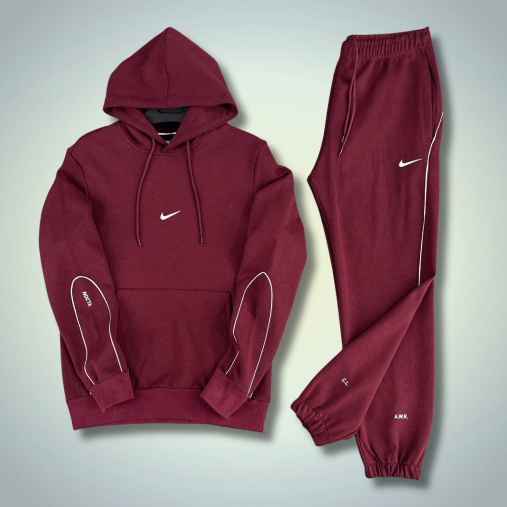 Nike Nocta trening bărbați cu glugă, burgund. Calitate premium
