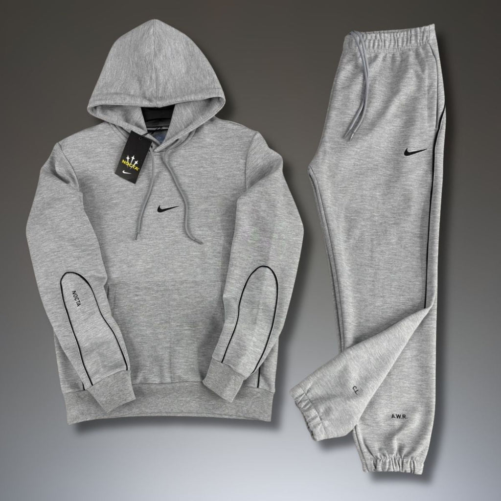 Nike Nocta trening bărbați cu glugă, gri clasic. Calitate premium