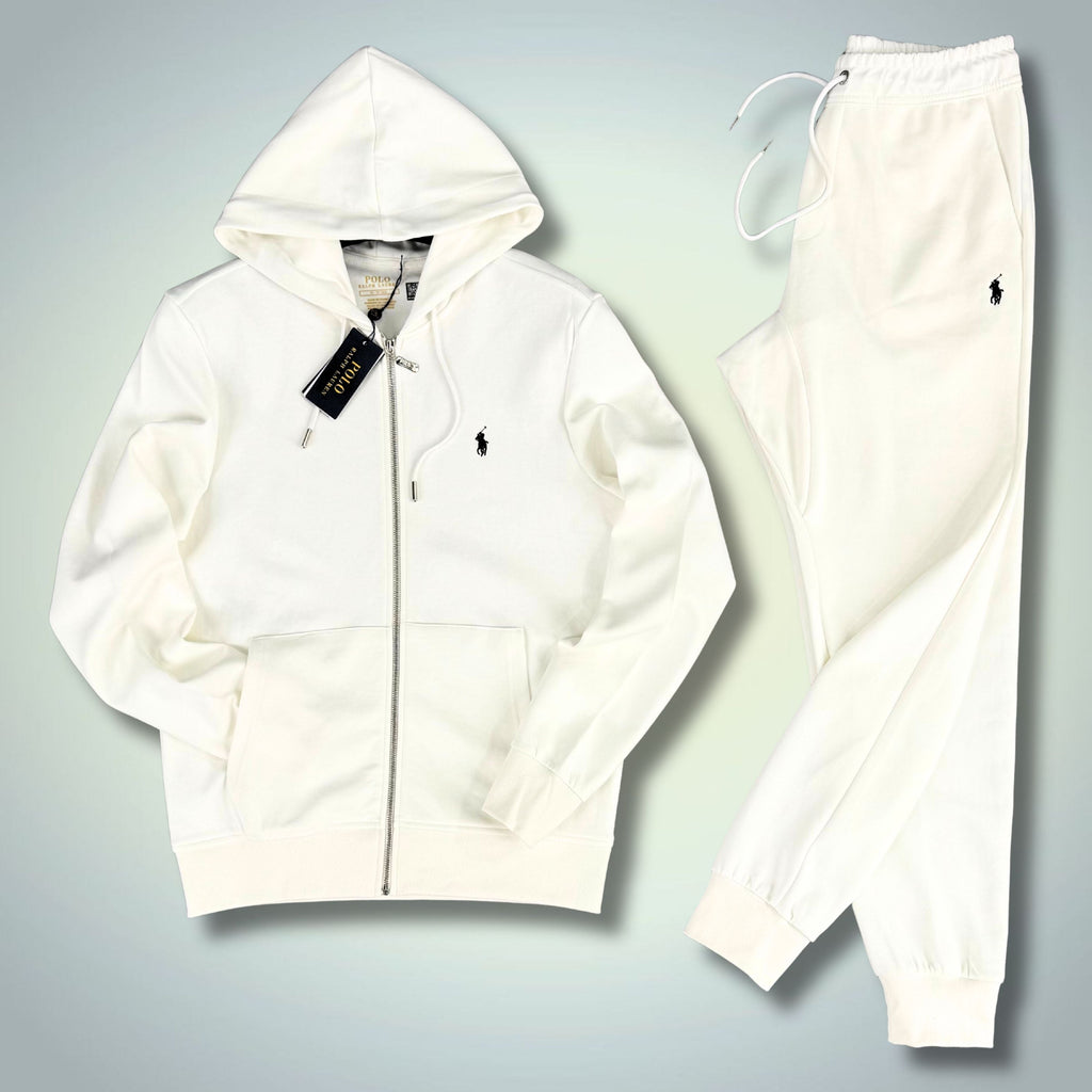 Ralph Lauren trening bărbați, alb. Calitate premium