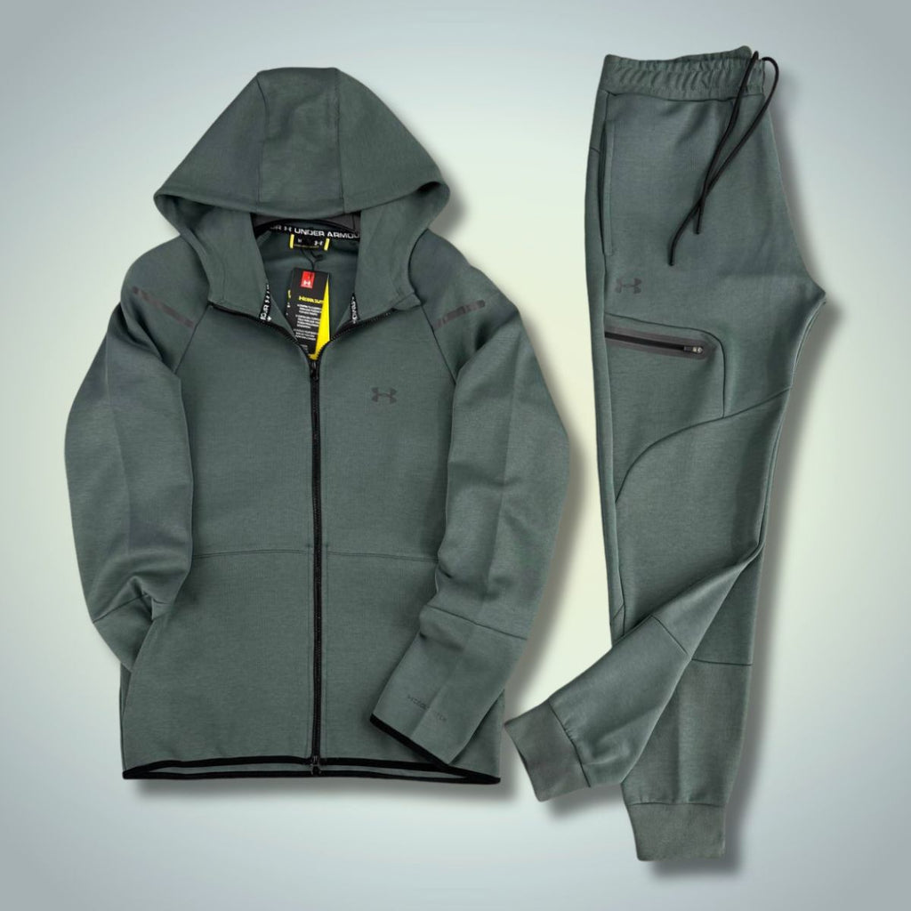 Trening bărbați Under Armour, reflectorizant, verde salvie. Calitate premium