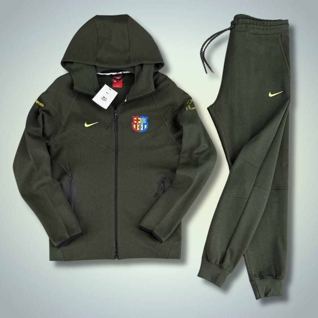 Nike Barcelona Tech Fleece trening bărbați, grafit. Calitate premium