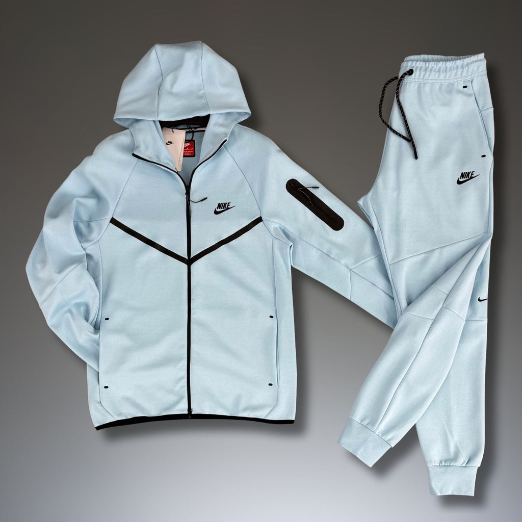 Trening bărbați Nike Tech Fleece, bleu. Model 2024. Calitate premium