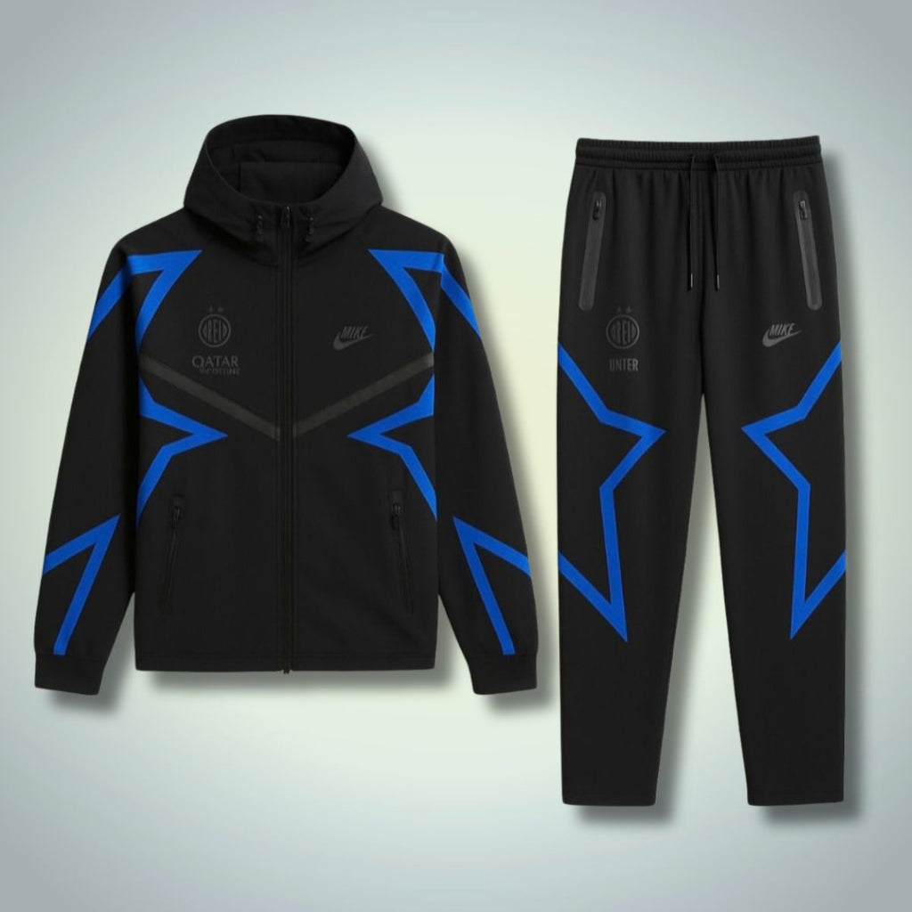 Trening sport bărbați Nike Inter Tech Fleece. Finala Ligii Campionilor 2025. Calitate premium