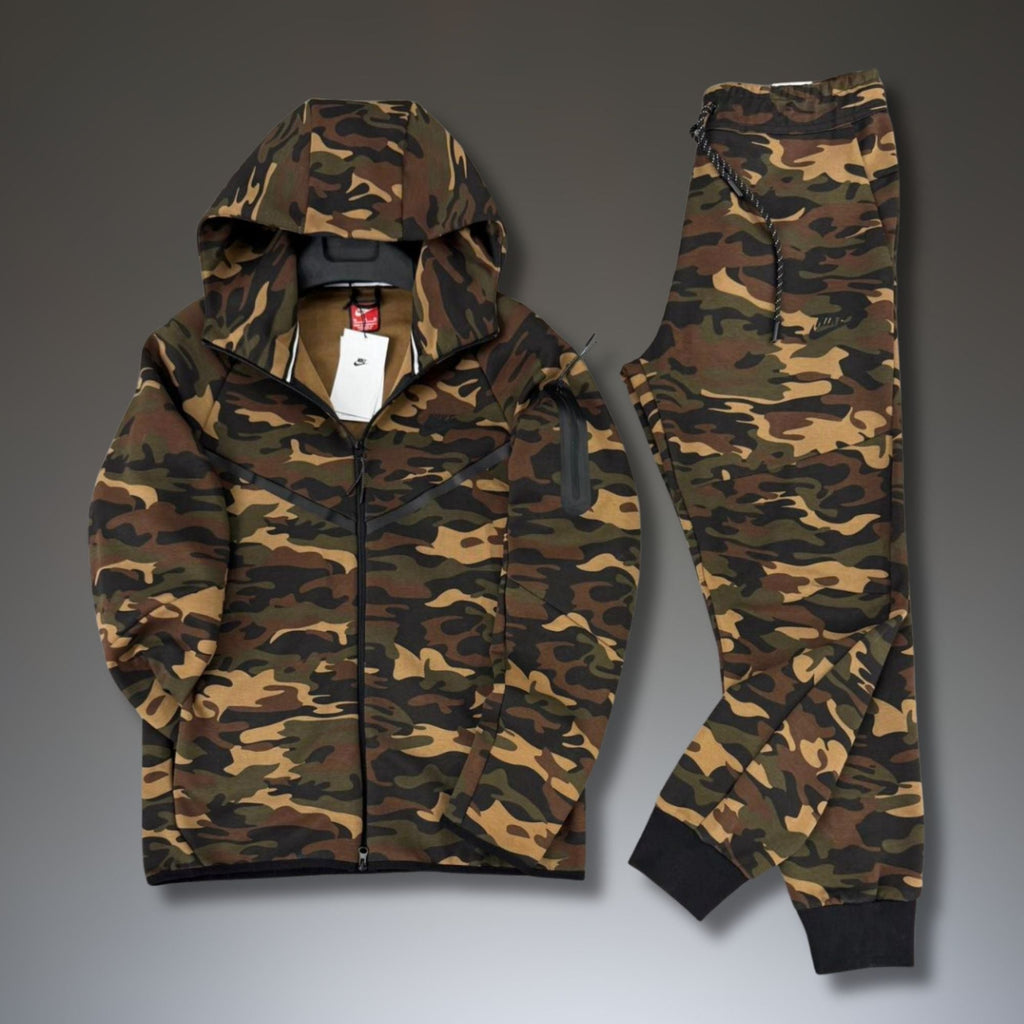 Trening bărbați Nike Tech Fleece, camuflaj, model 2024, calitate premium