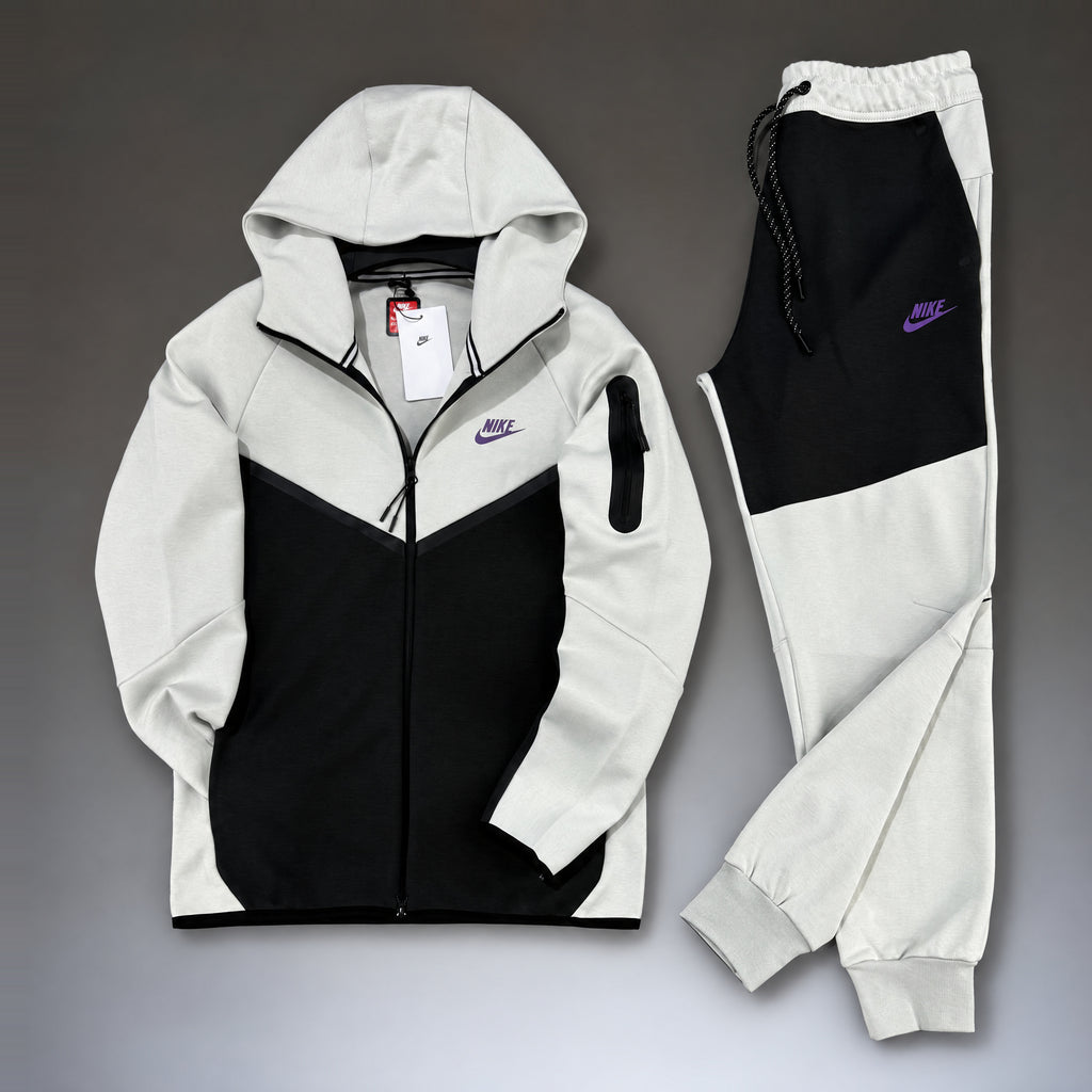 Nike Tech Fleece Trening pentru Bărbați. Negru / Gri deschis