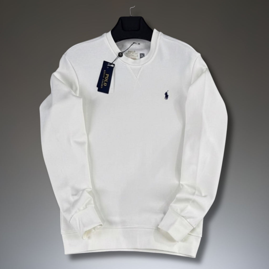 Hanorac bărbați Ralph Lauren, alb. Calitate premium