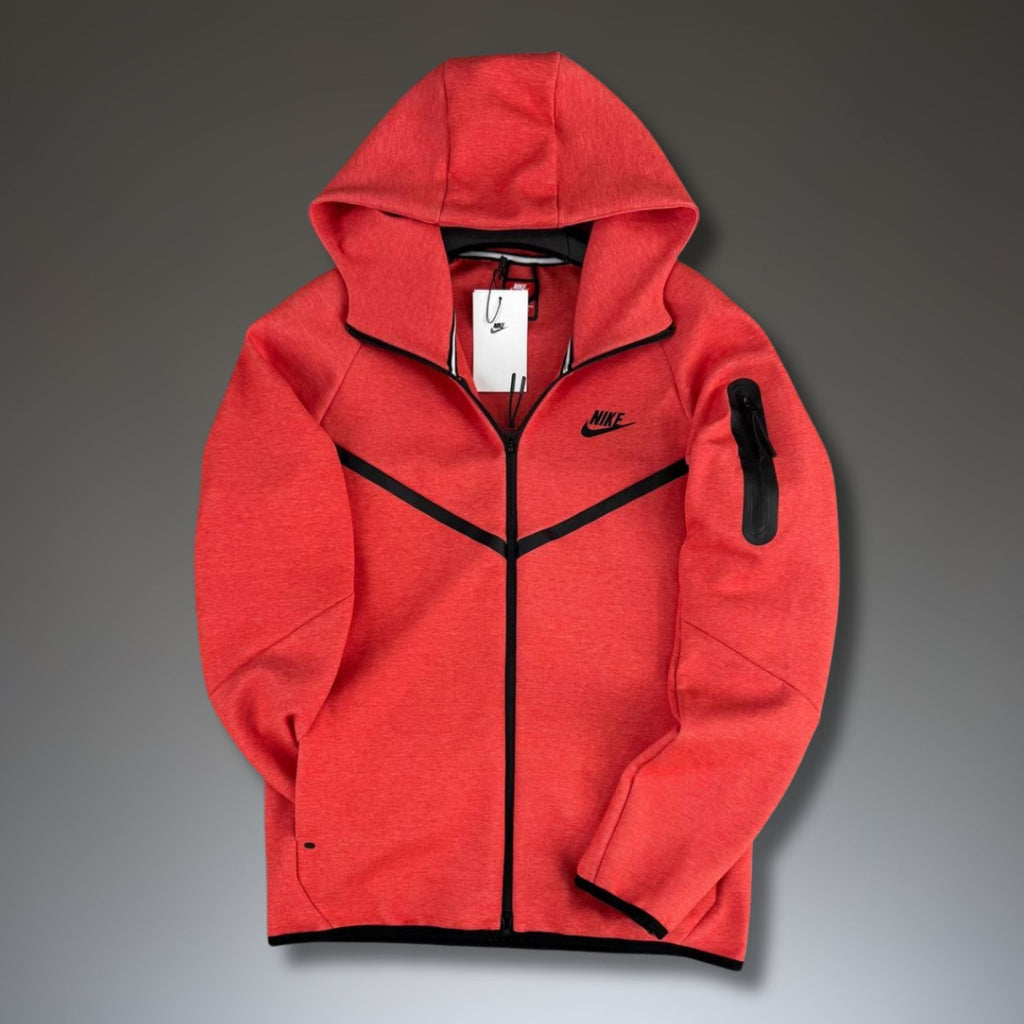 Nike Tech Fleece hanorac pentru bărbați, coral. Model 2024. Premium calitate