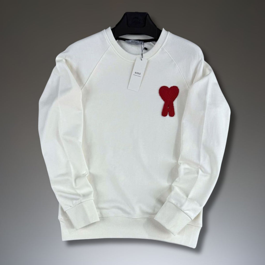 Hanorac bărbați AM, alb. Calitate premium