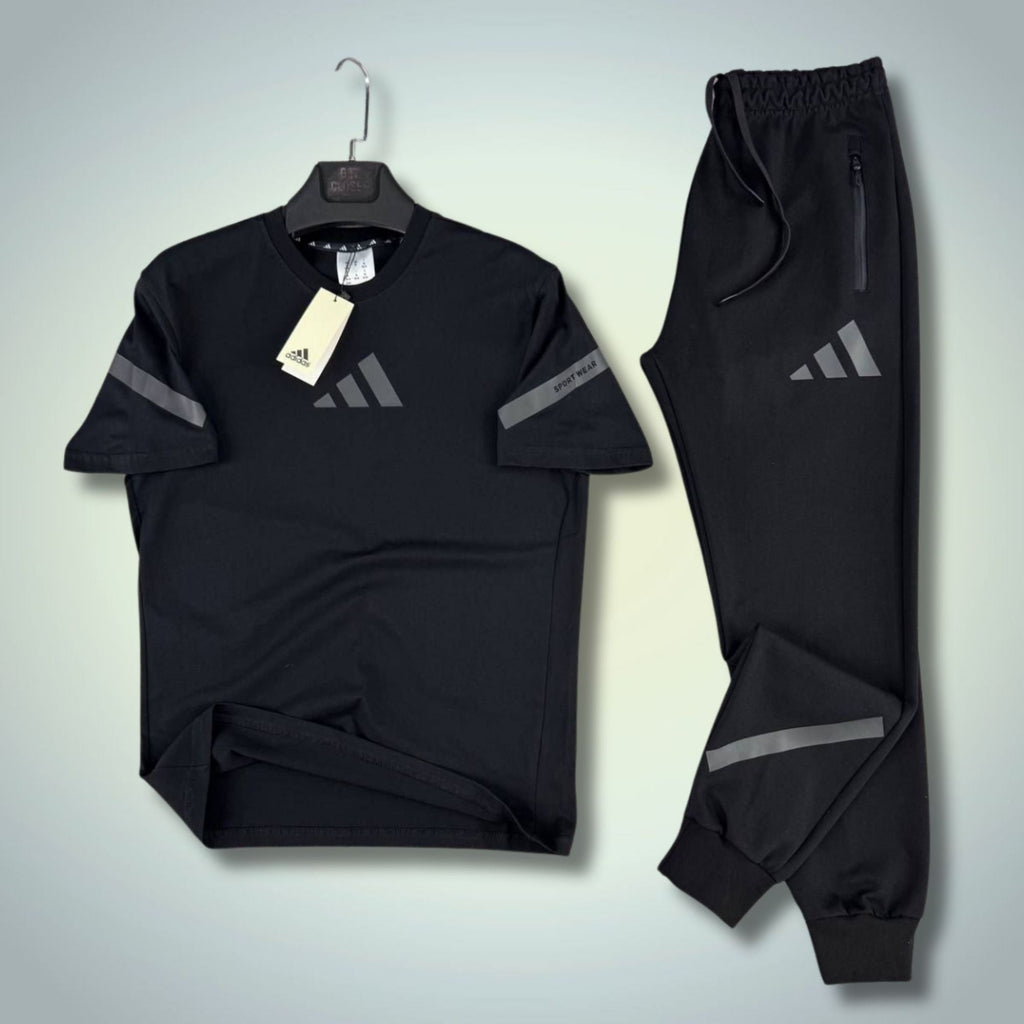 Adidas trening vară bărbați, negru. 2026. Calitate Premium