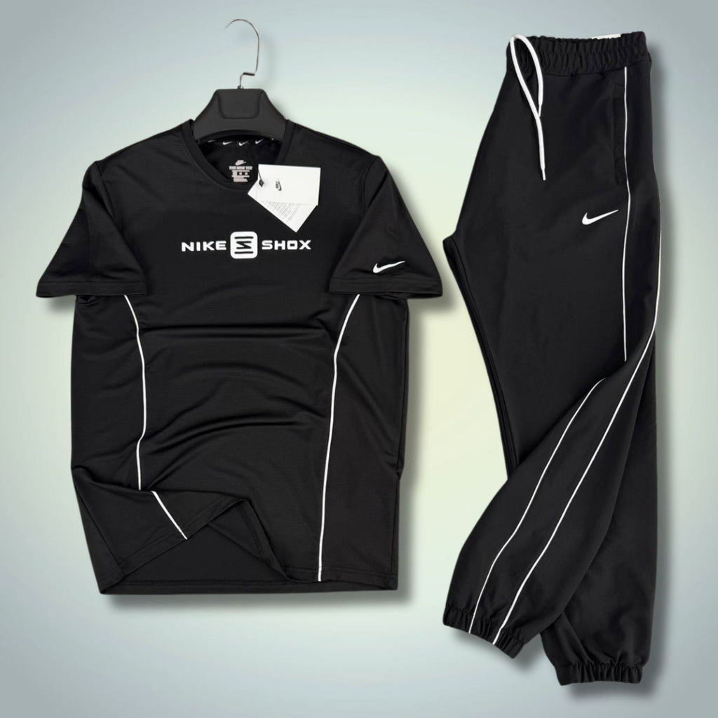 Nike Shox trening vară bărbați, negru. Calitate Premium