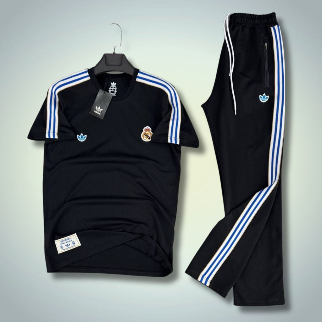 Adidas trening vară bărbați, negru. Real Madrid. Calitate Premium