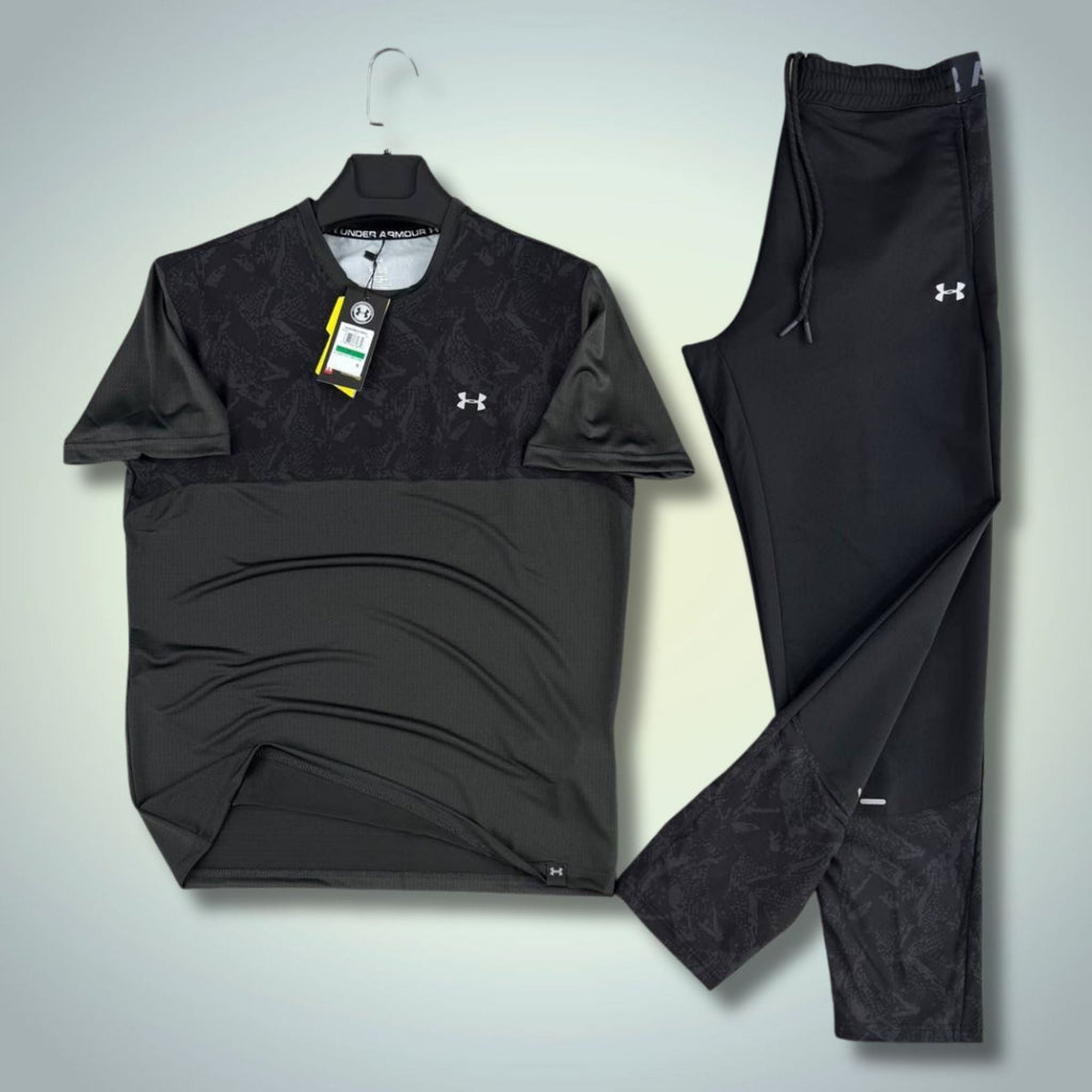 Under Armour trening bărbați impermeabil, negru-grafit. Calitate Premium