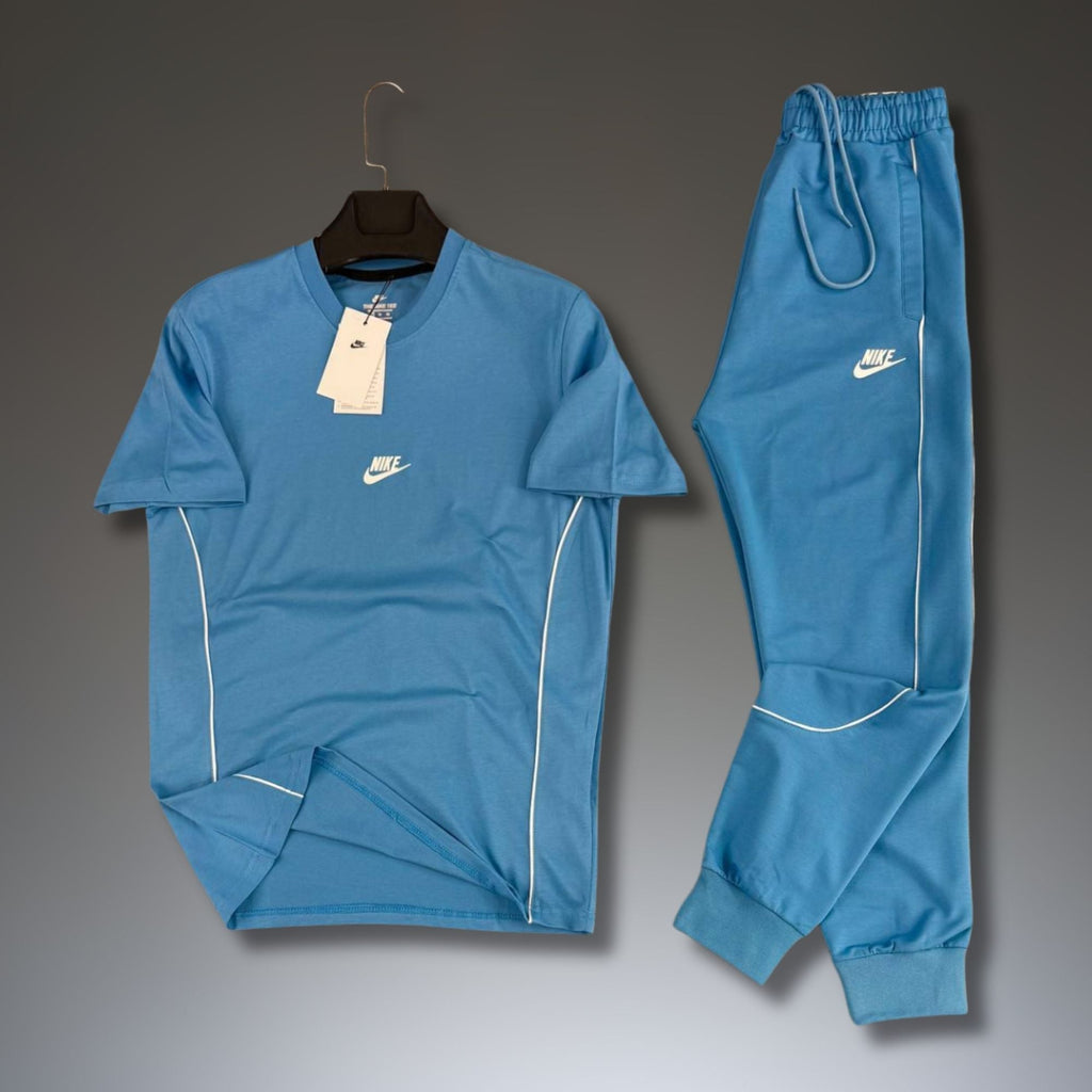Nike set sport de vară pentru bărbați, albastru. Premium calitate