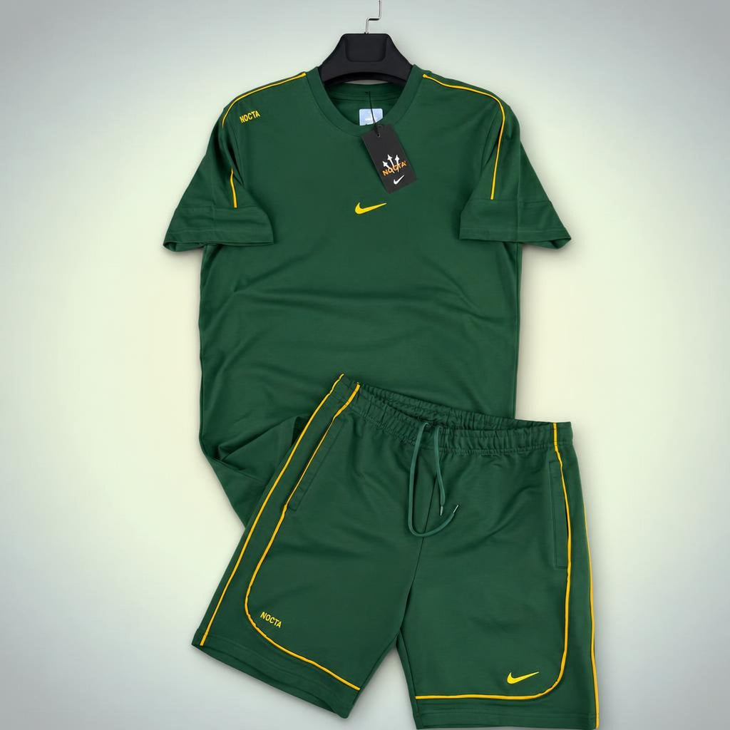 Nike Nocta set sport scurt pentru bărbați, verde. Premium calitate