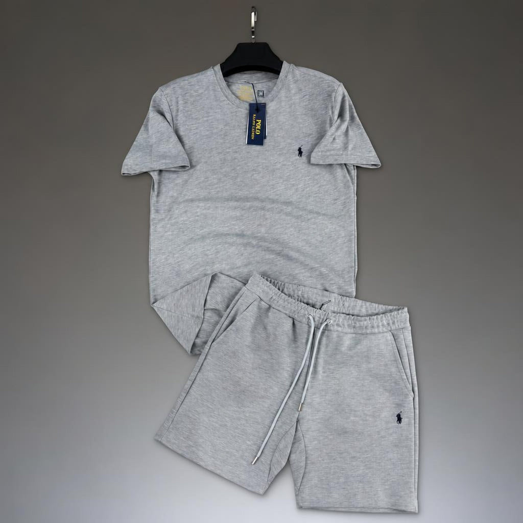 Ralph Lauren Classic set sport scurt pentru bărbați, gri clasic. Premium calitate