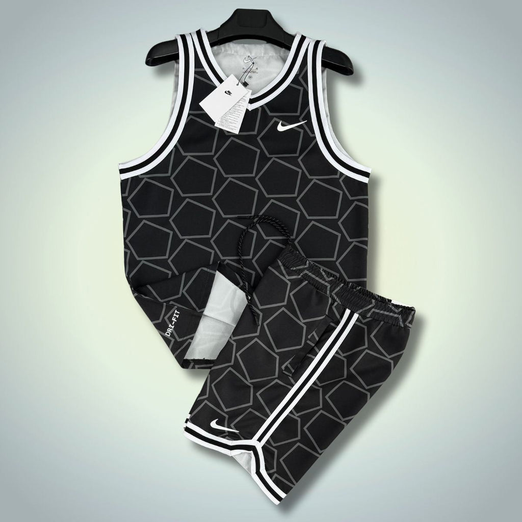 Set cu maiou și pantaloni scurți pentru Nike, negru. Calitate premium