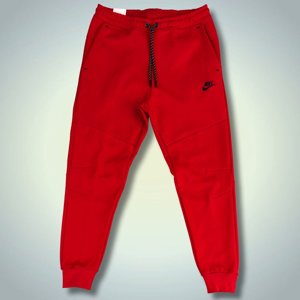 Pantaloni bărbați Nike Tech Fleece, roșu. Calitate premium