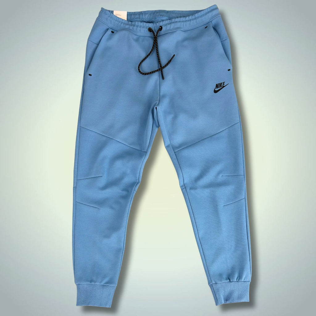 Pantaloni bărbați Nike Tech Fleece, albastru deschis. Calitate premium
