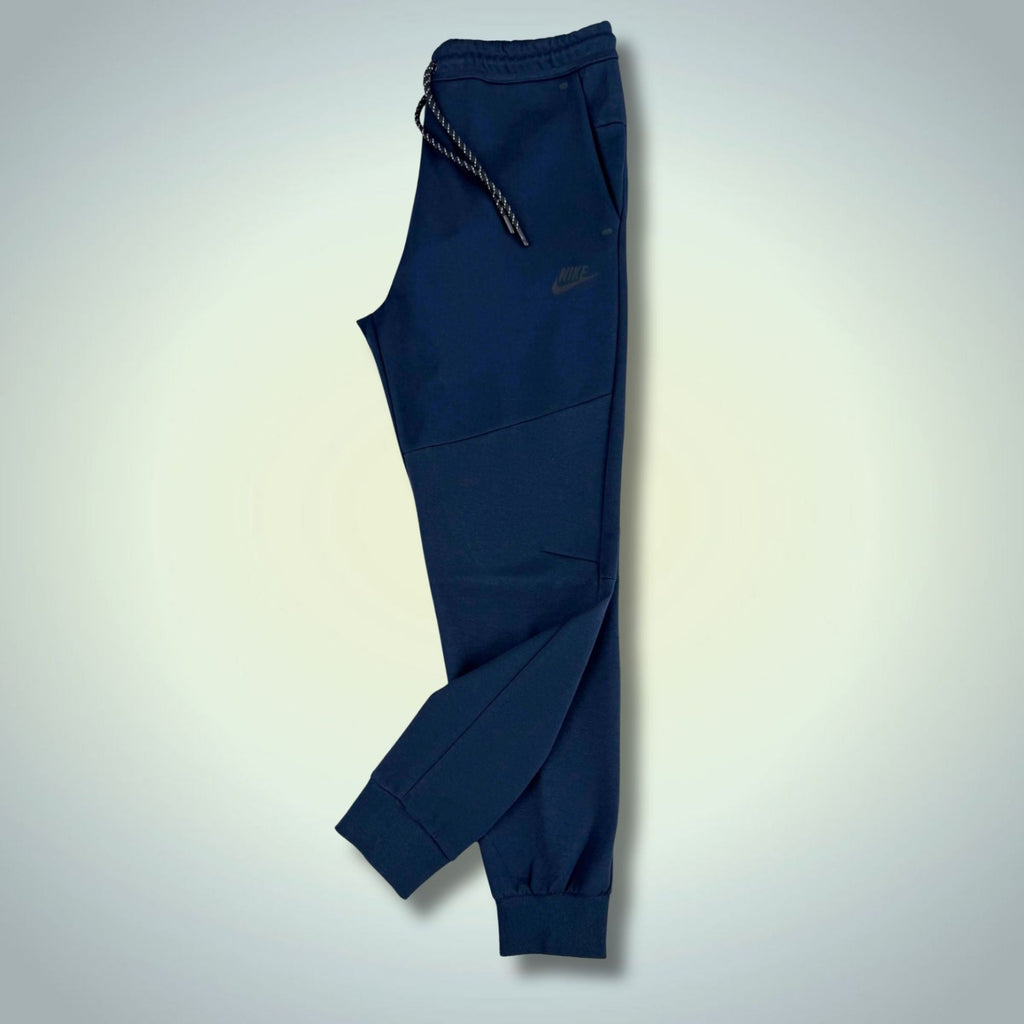 Nike Tech Fleece pantaloni sport bărbătești, albastru închis. Calitate Premium