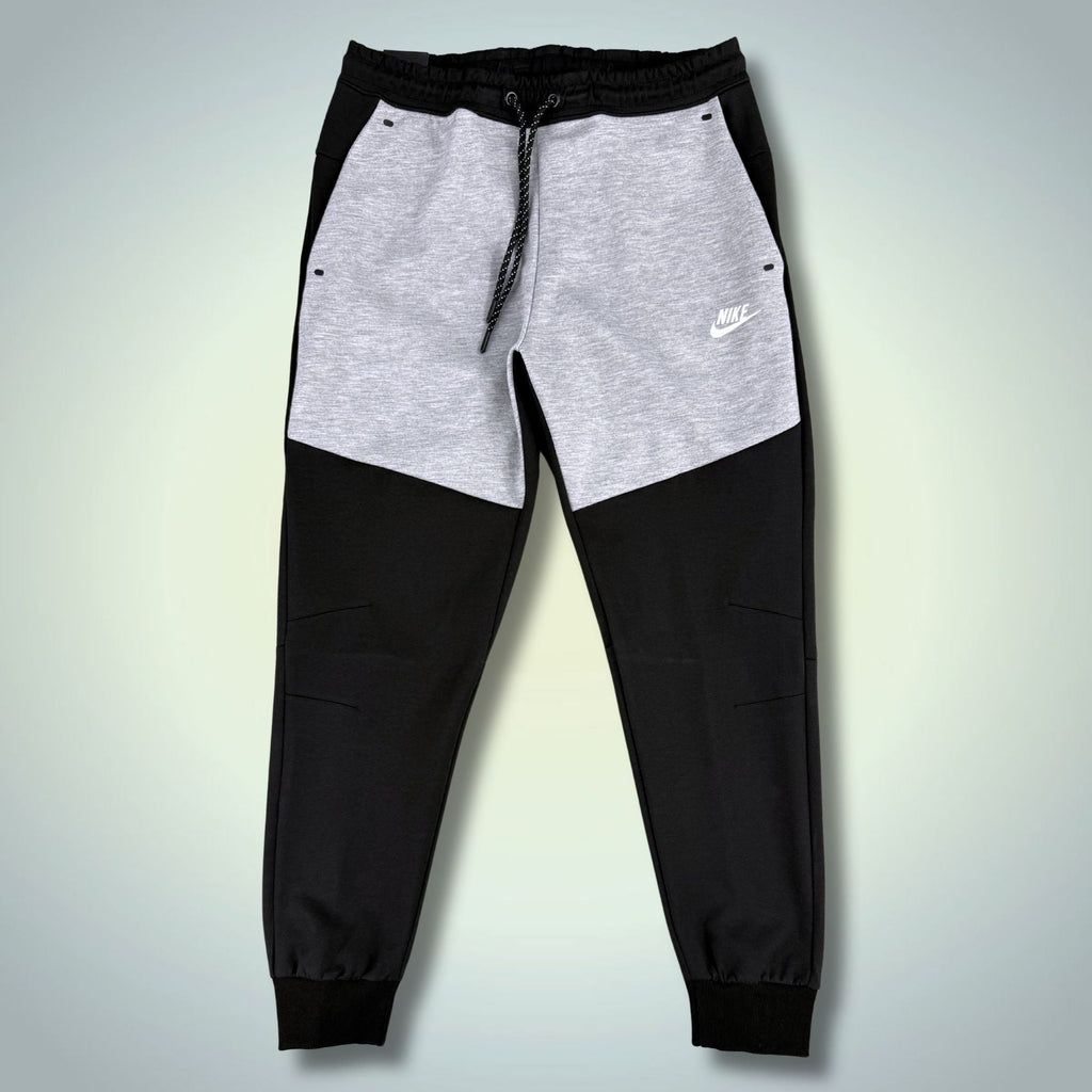 Nike Tech Fleece pantaloni sport bărbătești, negru-gri clasic. Calitate premium