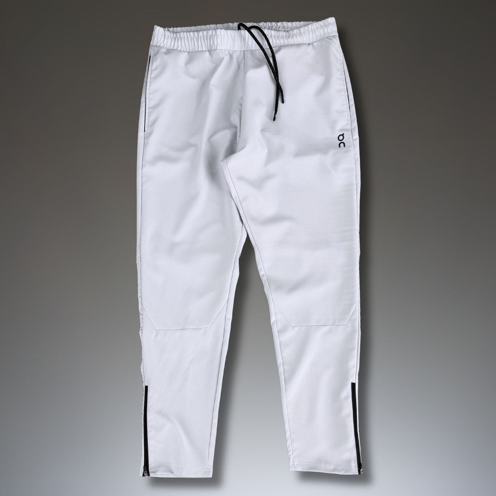 ON pantaloni sport bărbătești, alb murdar. Calitate premium