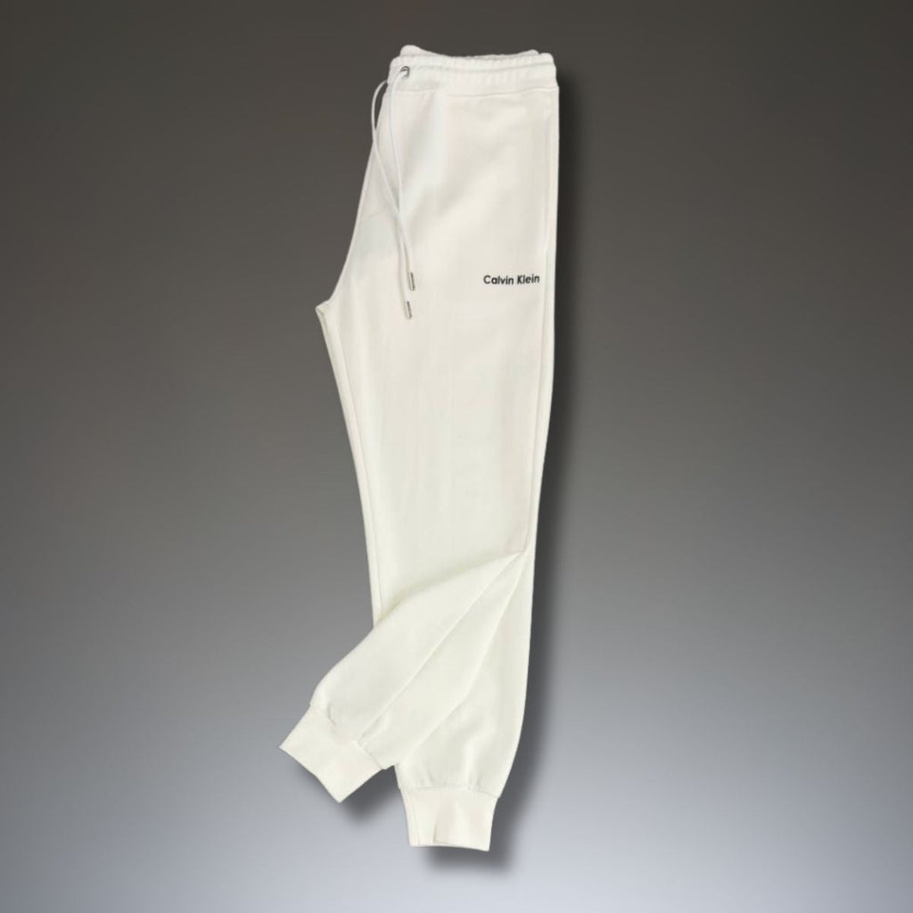 Calvin Klein pantaloni trening bărbați, albi. Calitate premium