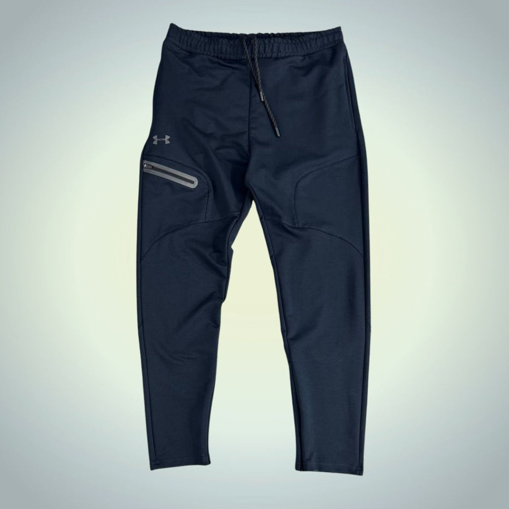 Pantaloni bărbați Under Armour, reflectorizanți, albastru închis. Calitate premium