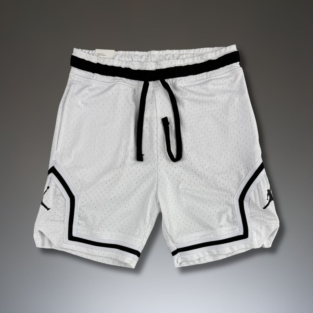 Air Jordan pantaloni scurți sport dri-fit mesh pentru bărbați, albi. Premium calitate
