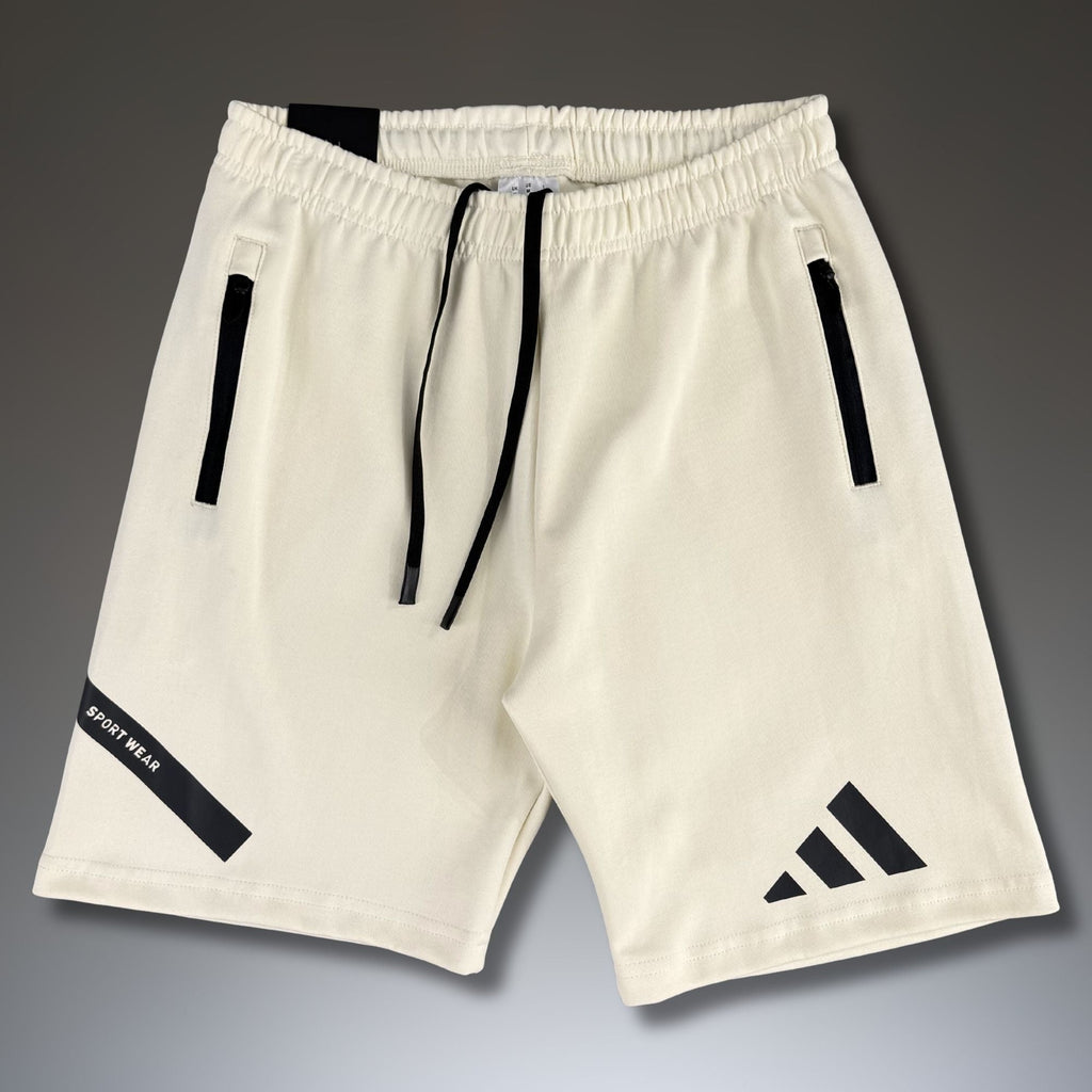 Adidas Z.N.E. pantaloni scurți sport bărbătești, alb murdar. Calitate premium