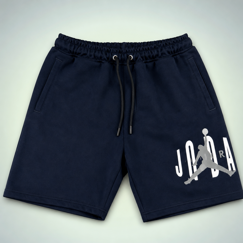 Air Jordan Fleece pantaloni scurți sport pentru bărbați, albastru inchis. Premium calitate
