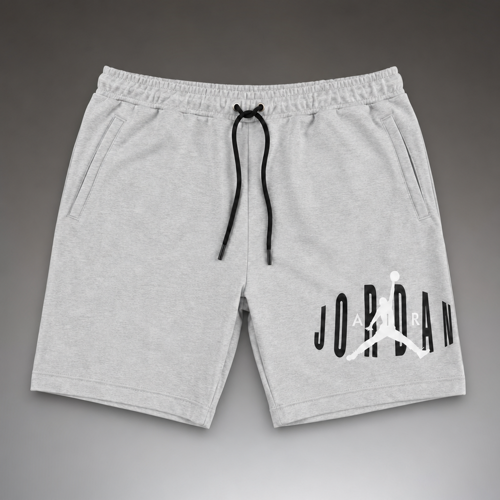 Air Jordan Fleece pantaloni scurți sport pentru bărbați, gri clasic. Premium calitate