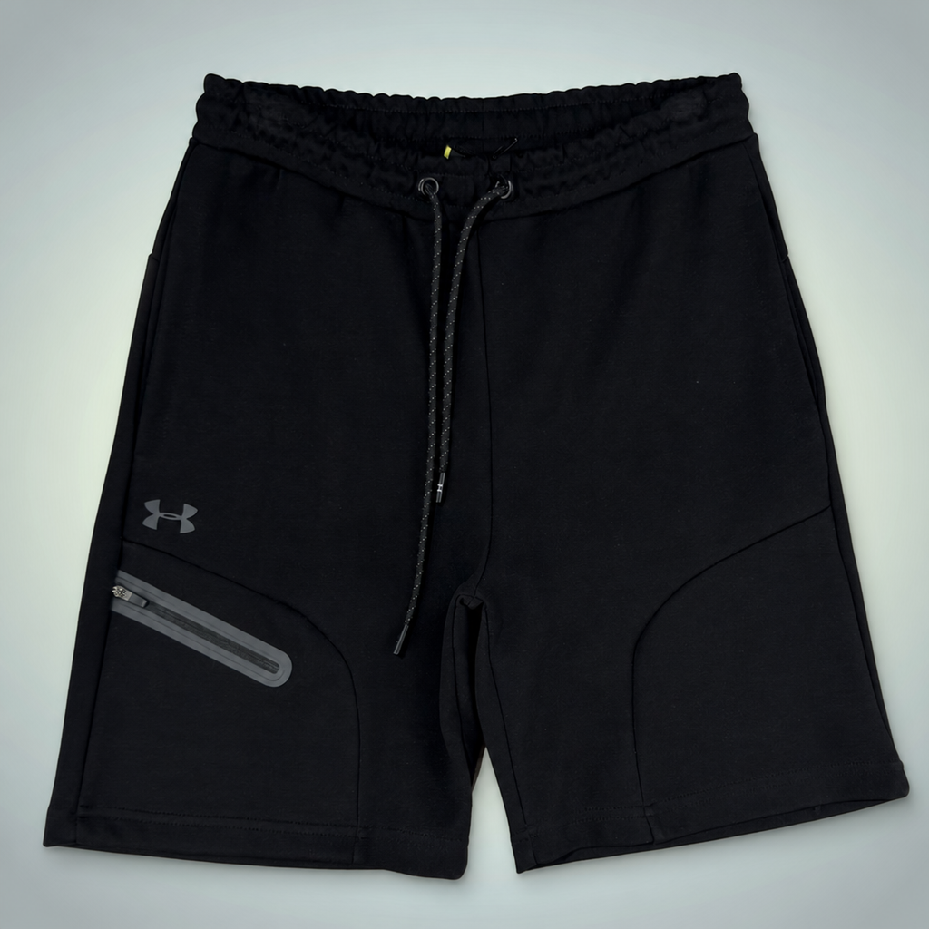 Under Armour Fleece pantaloni scurți sport pentru bărbați, negru. Premium calitate