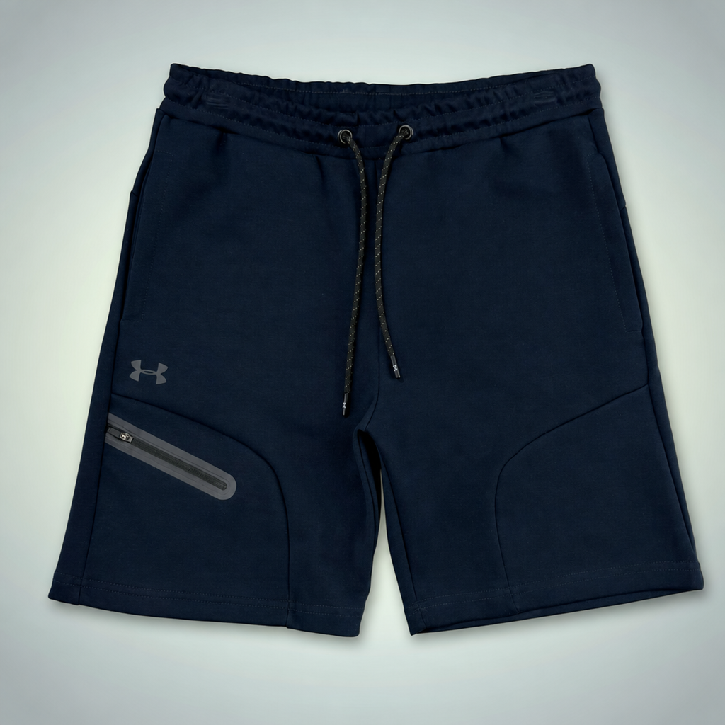 Under Armour Fleece pantaloni scurți sport pentru bărbați, albastru inchis. Premium calitate