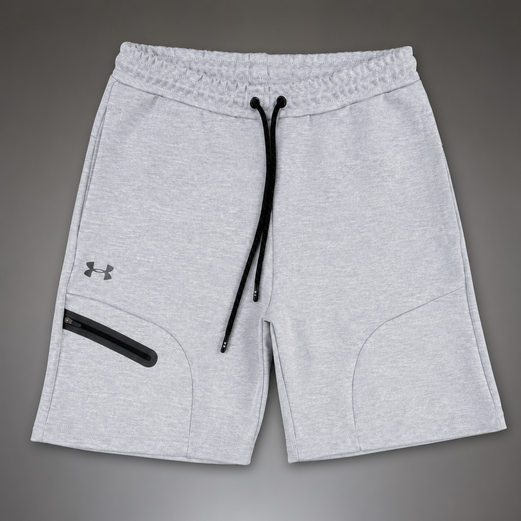 Under Armour Fleece pantaloni scurți sport pentru bărbați, gri clasic. Premium calitate