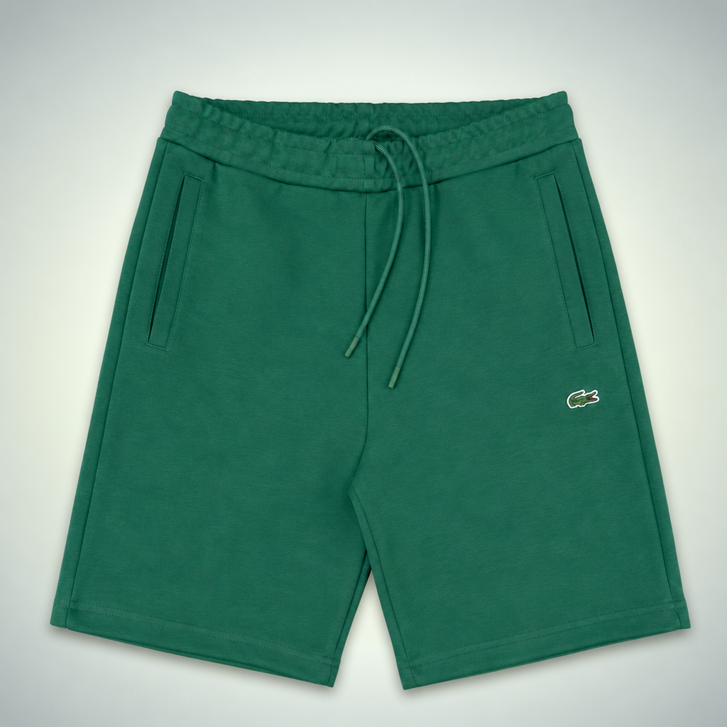 Lacoste Fleece pantaloni scurți sport pentru bărbați, verde. Premium calitate
